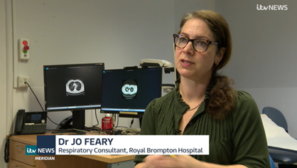 Dr Johanna Feary on ITV News