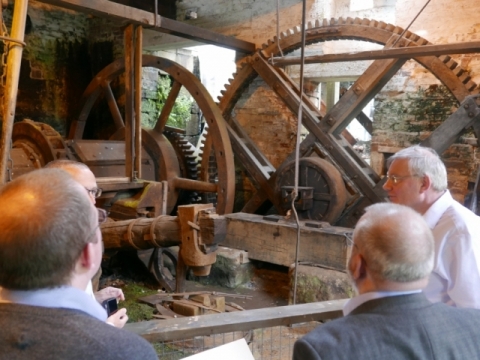 Participants visit the Abbeydale Industrial Museum, Sheffield during the 13 June 2017 GORDS meeting