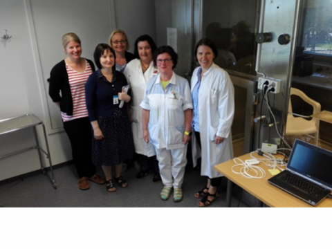Staff at the Finnish Institute of Occupational Health in Helsinki, which our Clinical Nurse Specialists visited from 31 May to 1 June 2016