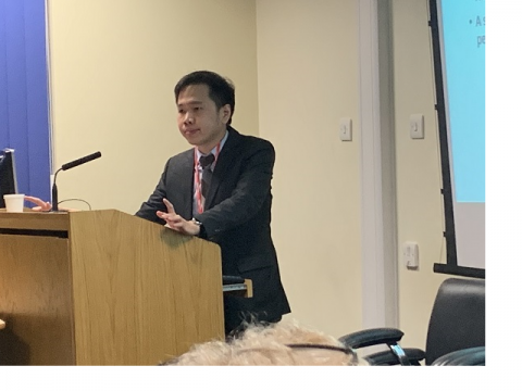 Jate Ratanachina presents at the third “EuroGORDS” meeting, held at the Royal Brompton Hospital, London - 5 February 2019