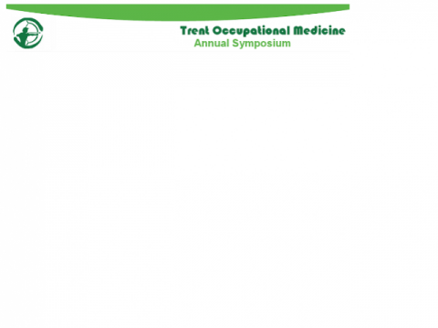 Trent Occupational Medicine logo - Jo Szram presented at Trent Occupational Medicine Symposium, 6 October 2016